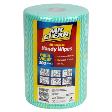 Mr Clean Handy Wipes 200PK Roll