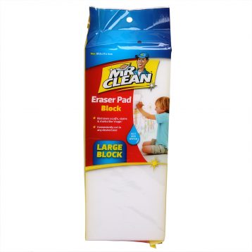Bạn đang tìm kiếm cách dọn dẹp căn nhà của mình một cách nhanh chóng và hiệu quả? Mr Clean Eraser Pads sẽ giúp bạn làm được điều đó. Với chỉ một vài cái vuốt nhẹ, sản phẩm này sẽ giúp bạn loại bỏ các vết bẩn khó khăn một cách dễ dàng. Hãy xem hình ảnh liên quan để thấy sự khác biệt.