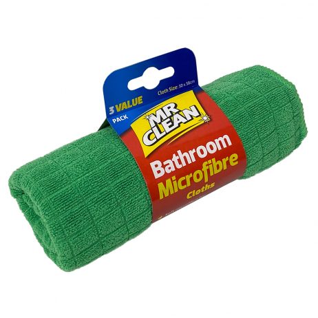 PB323 Mr Clean Bathroom Cloth 3PK