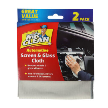 Auto Screen & Glass Cloth 2pk